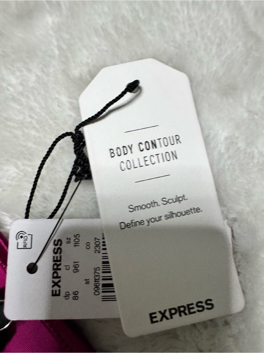 NWT- EXPRESS Body Contour Satin Long Sleeve Corset top - Picture 7 of 13